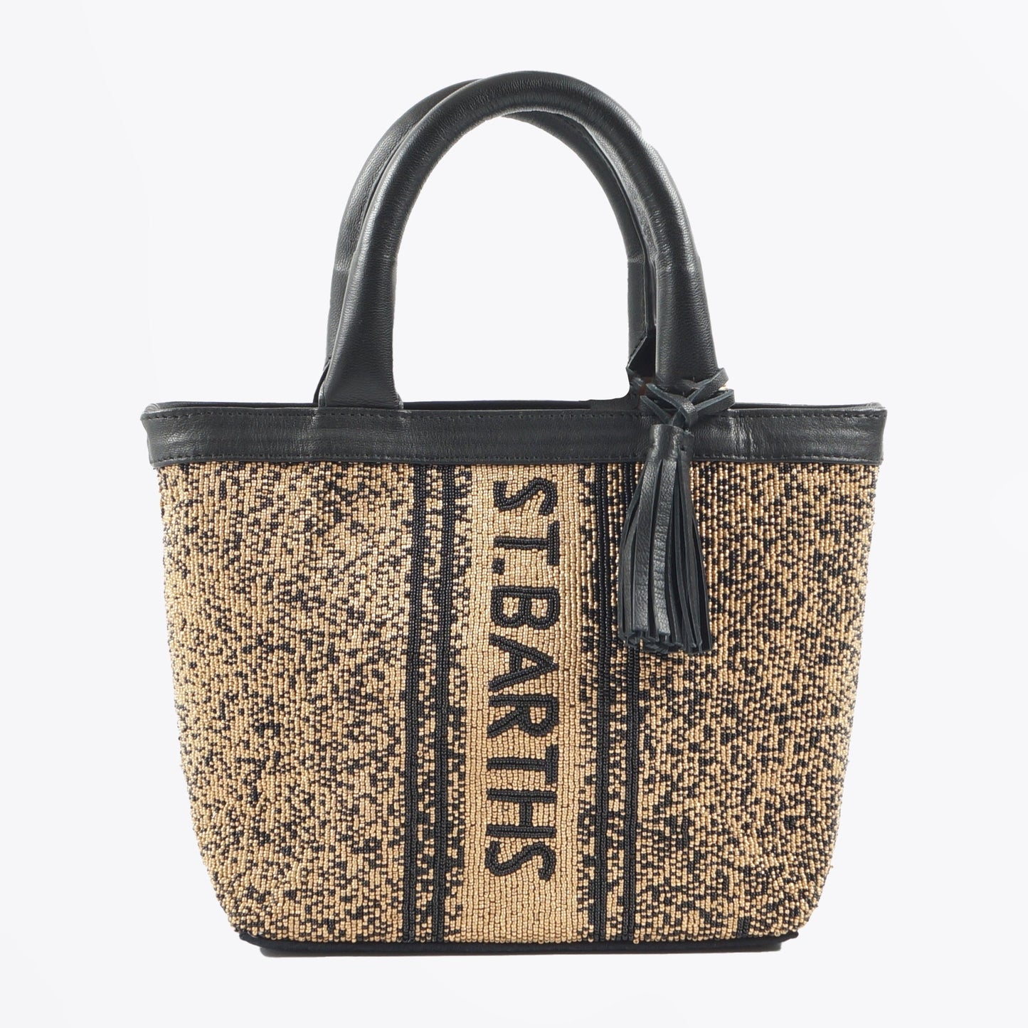 - St.Barths Beaded Small Handbag - Gold/Black