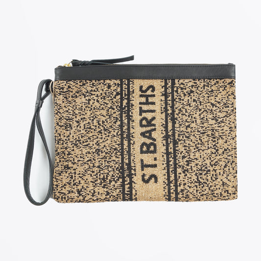 - St. Barths Resort Pouchete - Black/Gold