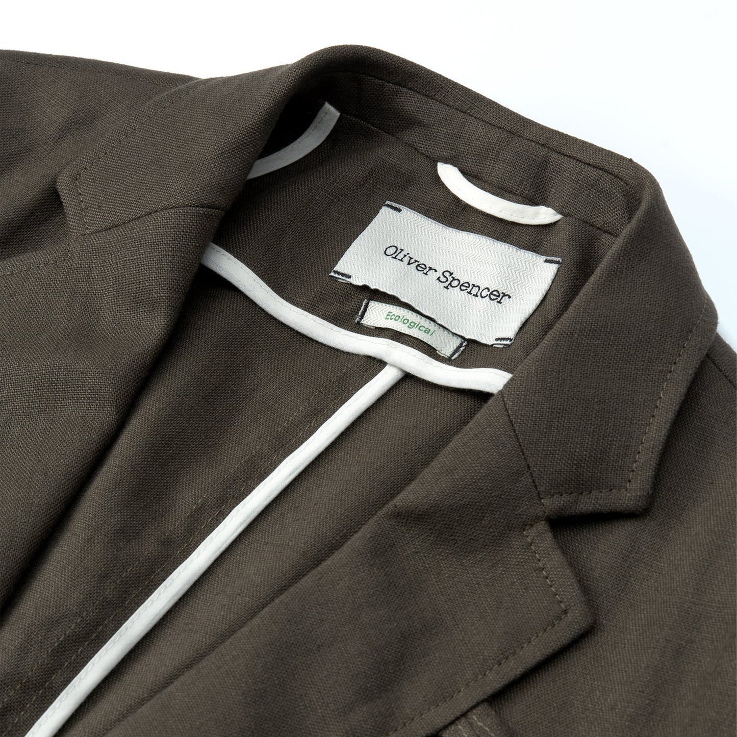 - Theobald Linen Jacket - Brown