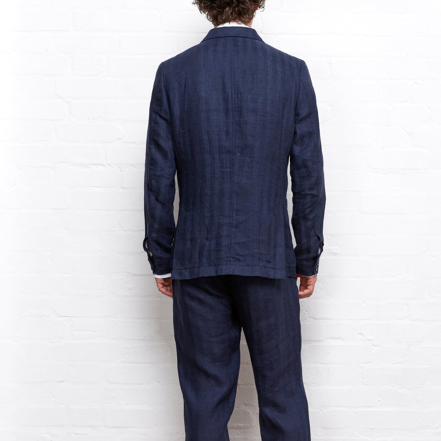 - Double Breasted Jacket - Navy