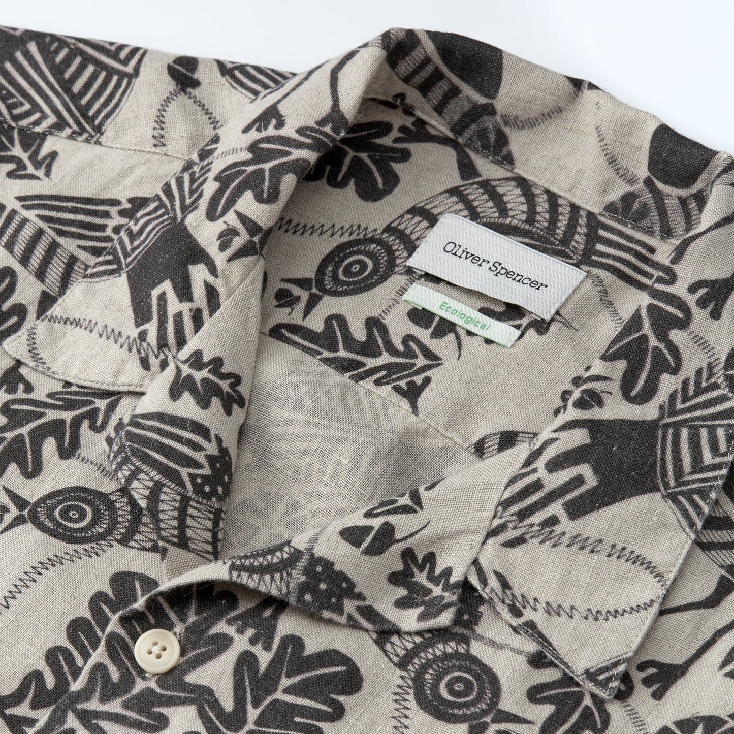 - Havana Short Sleeve Lomos Shirt - Black