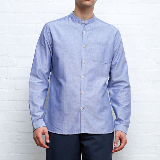 Grandad Brecon Shirt - Blue