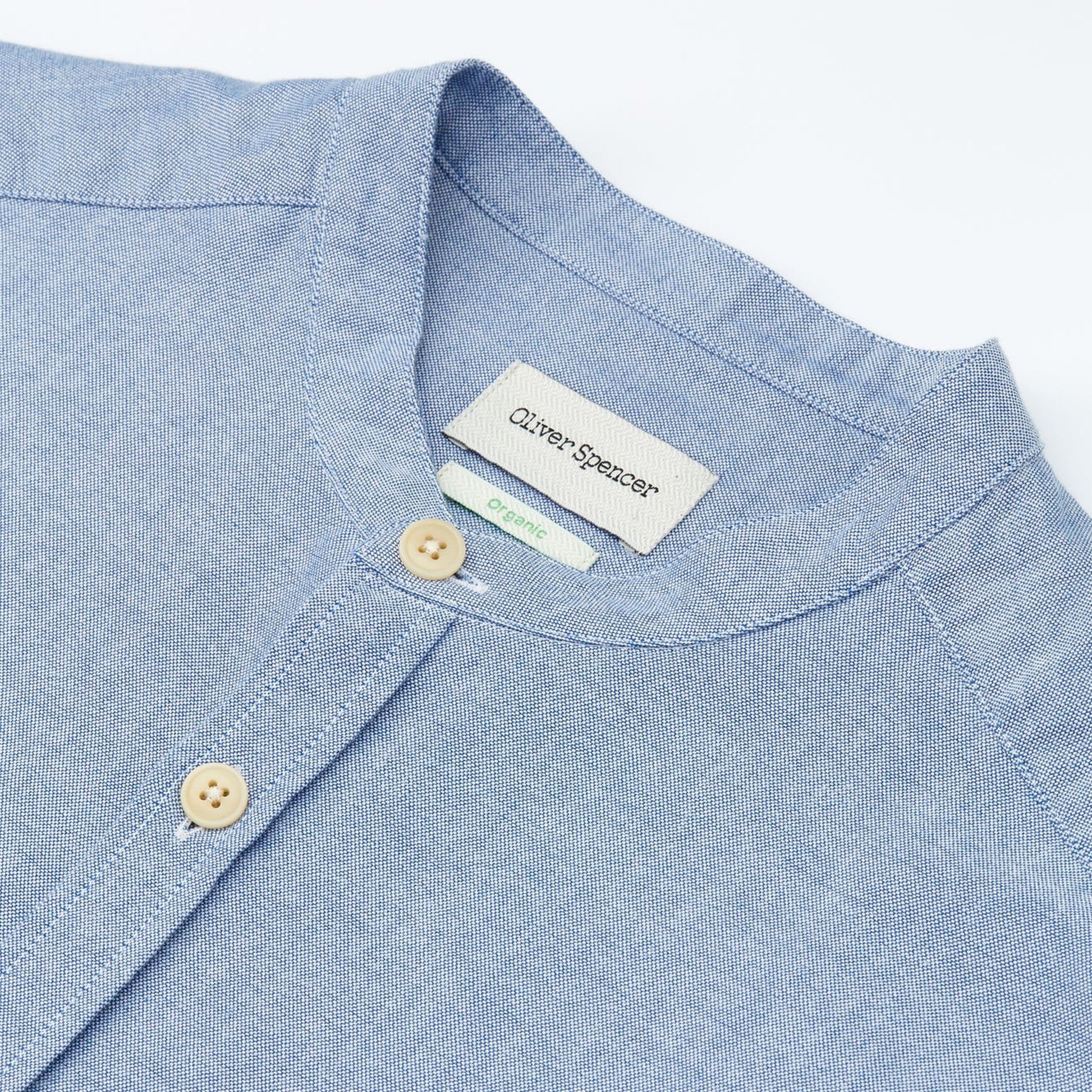 Oliver Grandad Brecon Shirt - Blue