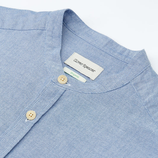 Grandad Brecon Shirt - Blue