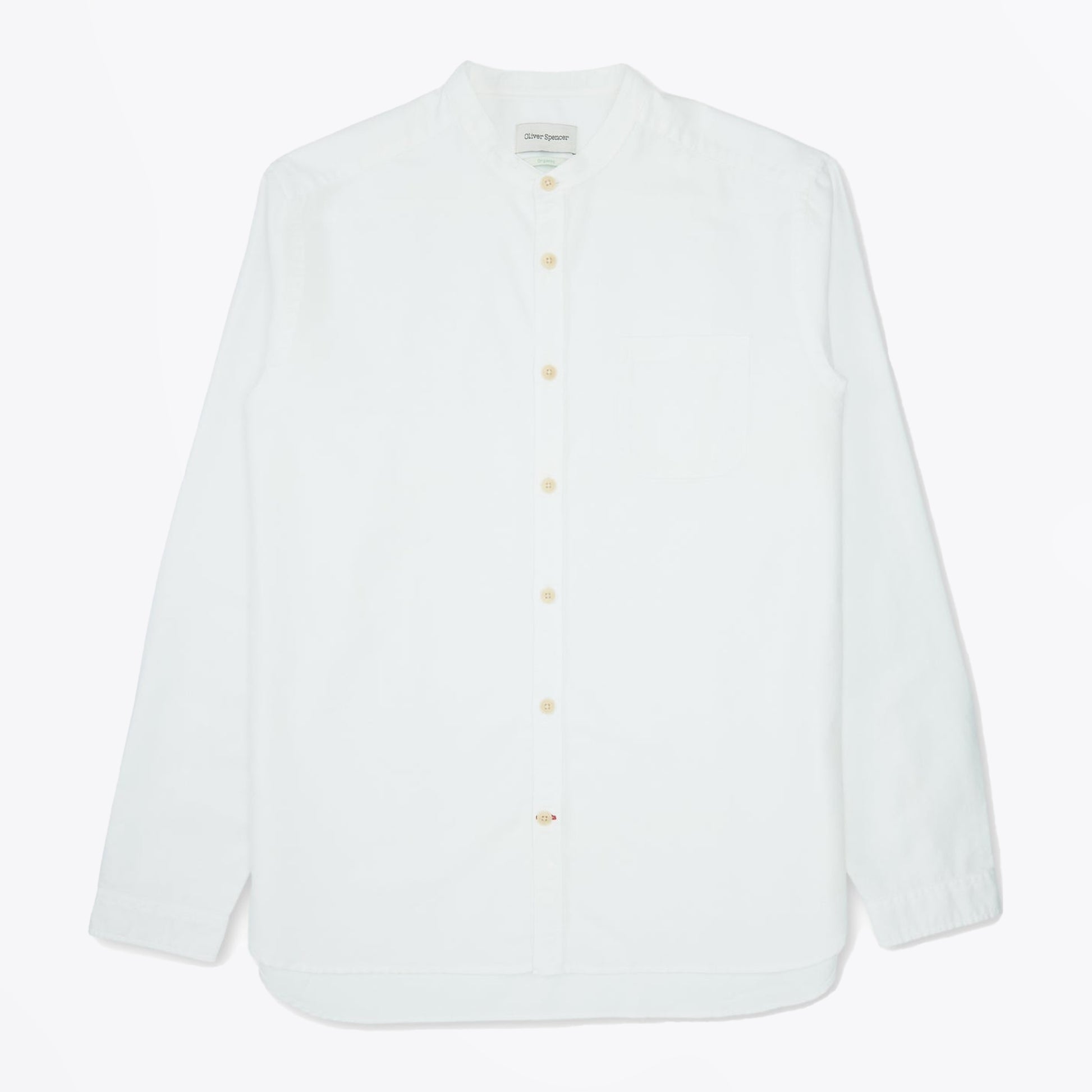 Oliver Grandad Shirt Brecon - White