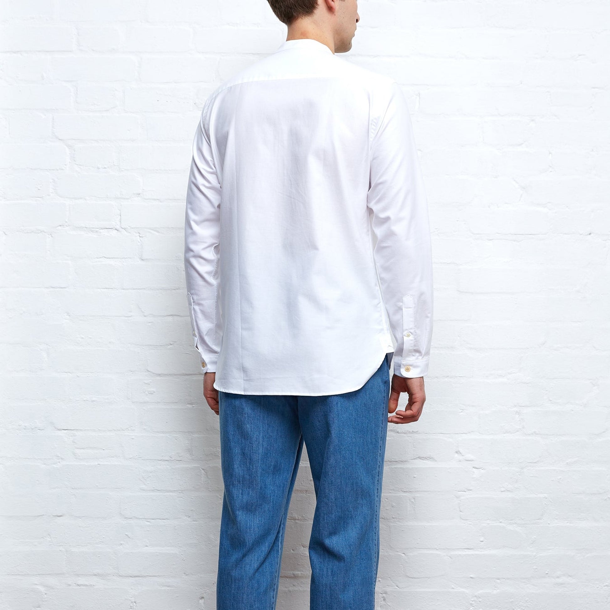 Oliver Grandad Shirt Brecon - White
