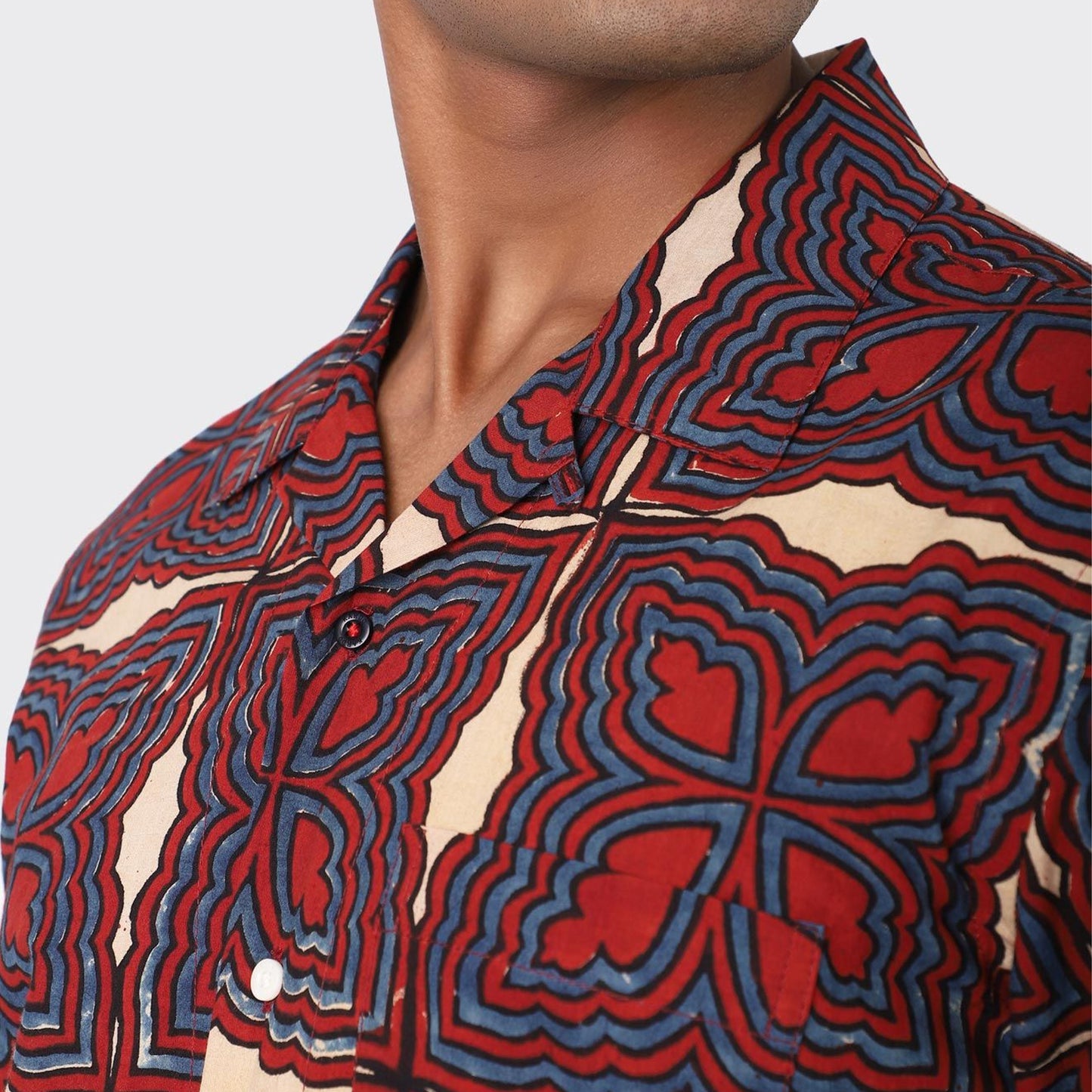 - Lamar Ajrakh Print Shirt - Multi
