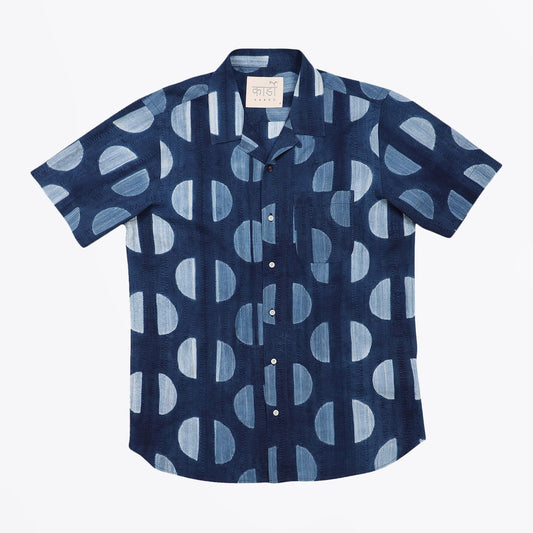 Lamar Shibori Shirt - Indigo