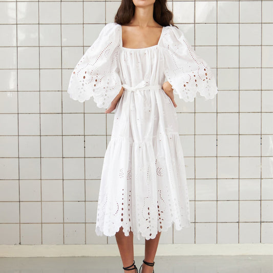 Mirabelle Dress - White