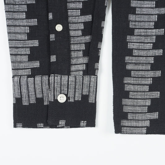 - Chintan Rice Stitch Shirt - Black