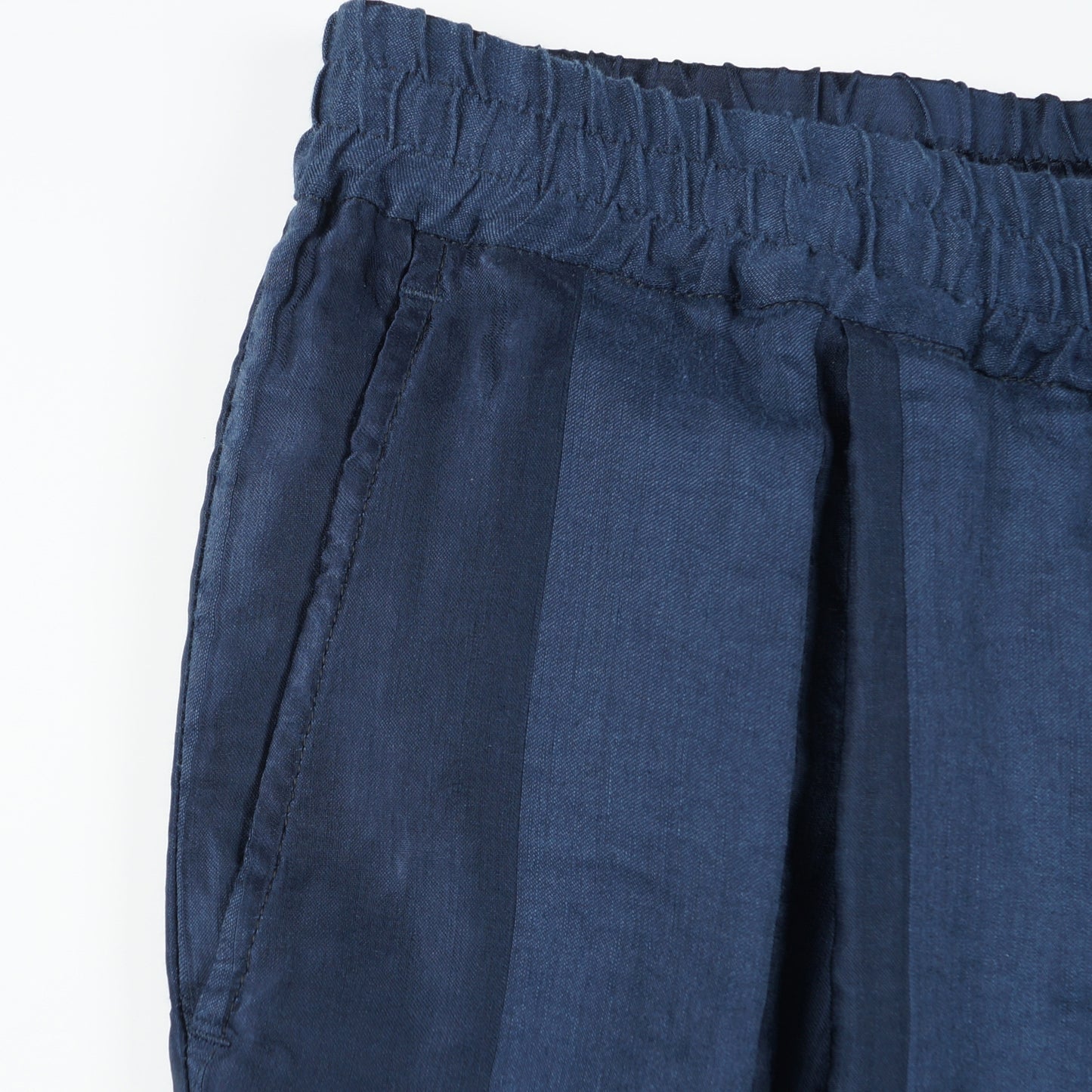 - Self Stripe Pants - Navy