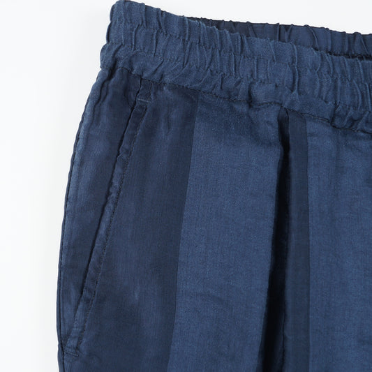 - Self Stripe Pants - Navy