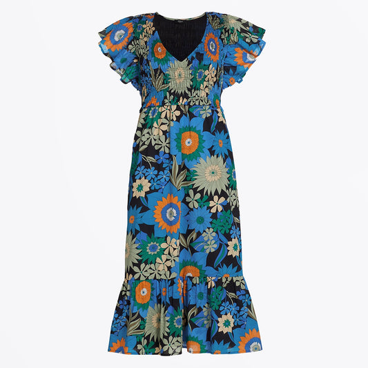 - Clementine Dress - Azul Wildflower