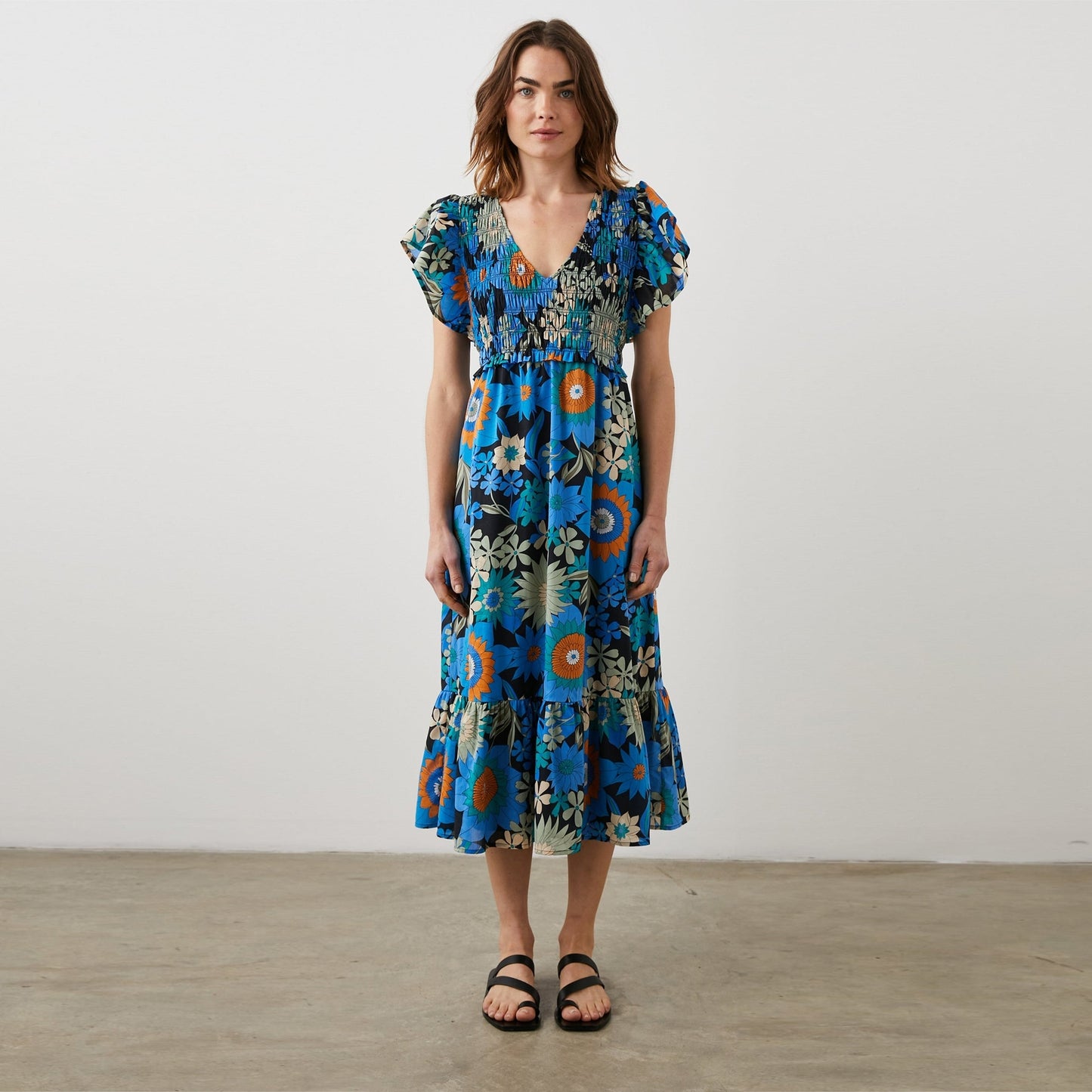 - Clementine Dress - Azul Wildflower