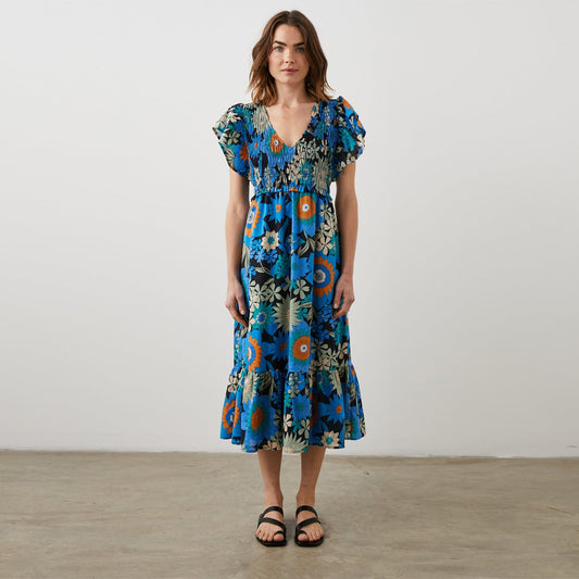 - Clementine Dress - Azul Wildflower