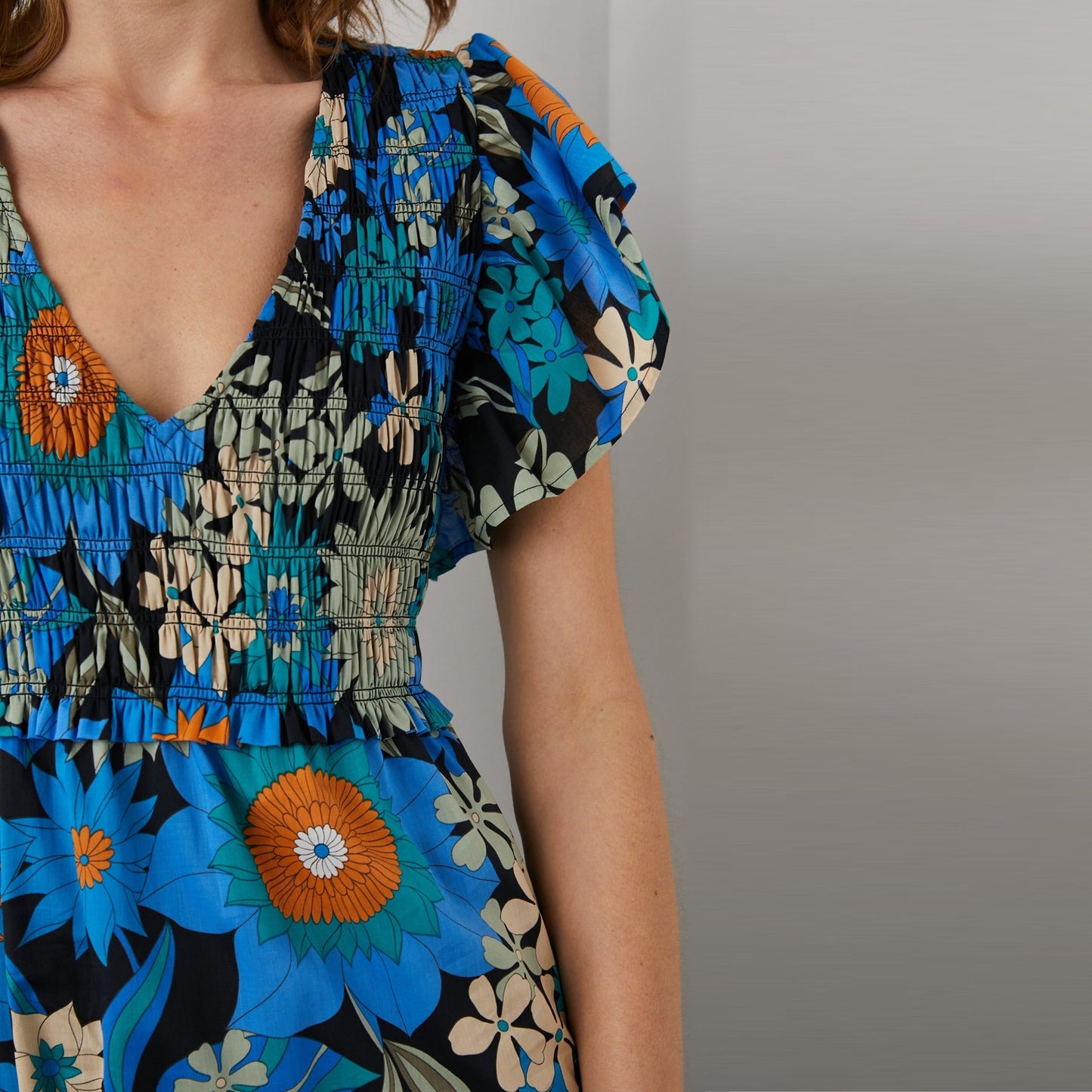 - Clementine Dress - Azul Wildflower