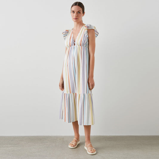 - Tina Dress - Oasis Stripe