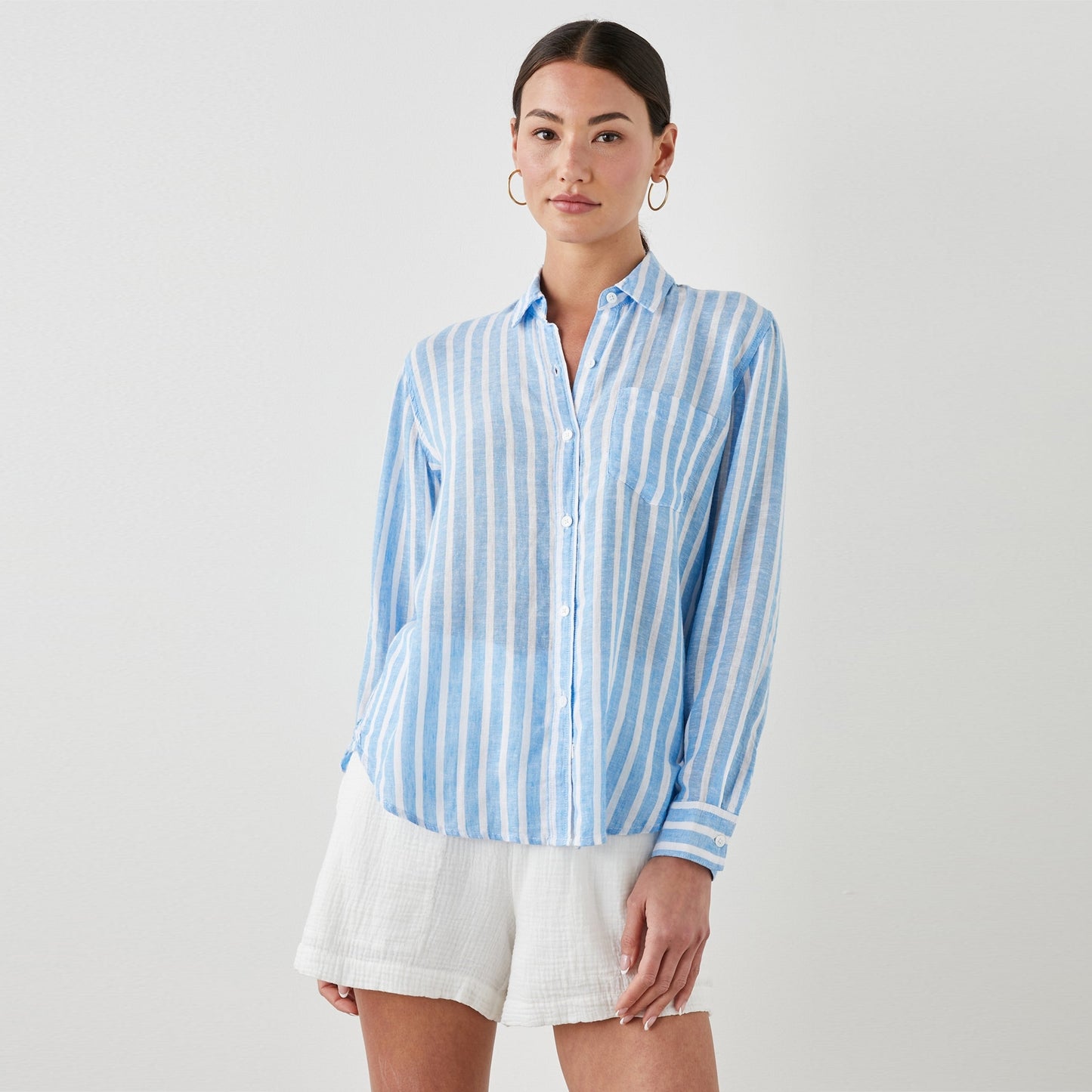 - Charli Shirt - Lake Stripe