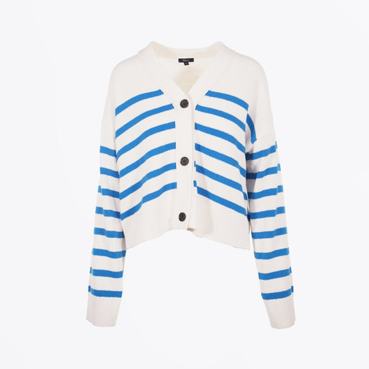 Geneva Cardigan - White Azure