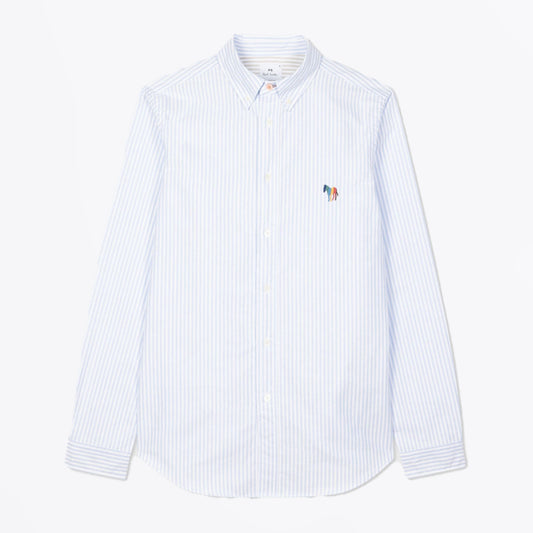 - Zebra Shirt - Blue Stripe