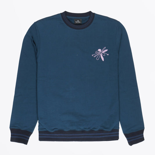 - Flower Sweatshirt - Inky Blue