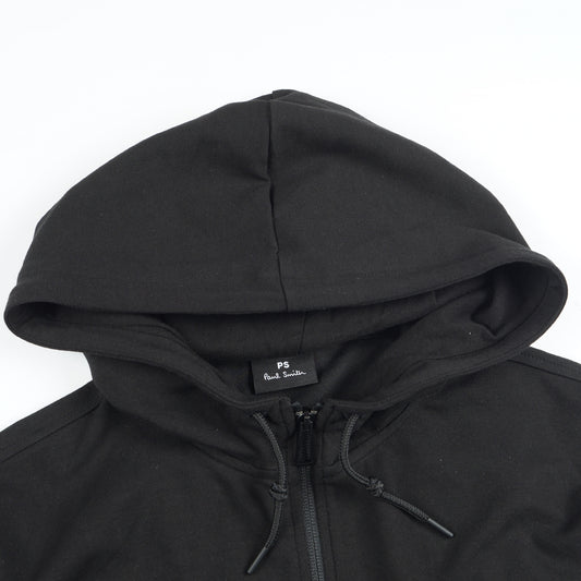 - Full Zip Hoodie - Black