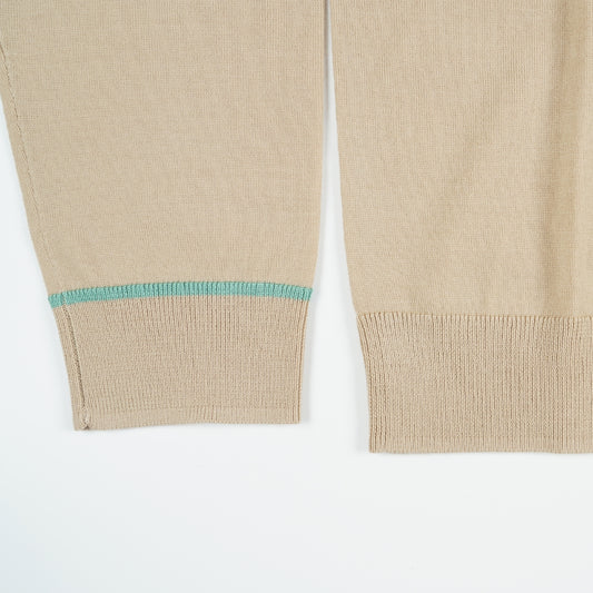 - Zip Thru Cardigan - Beige