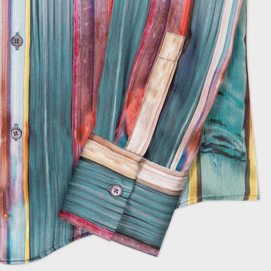 - Painted Signature Stripe Shirt - Multi