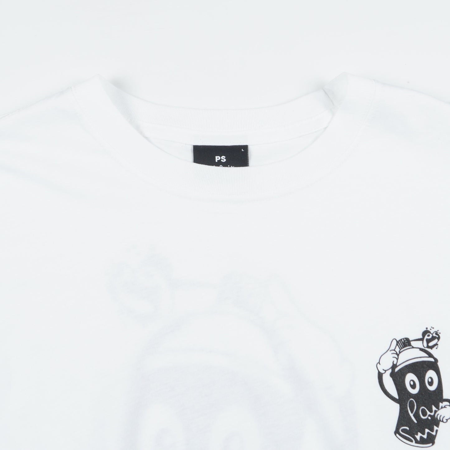 - Spray Reg Fit T-Shirt - White