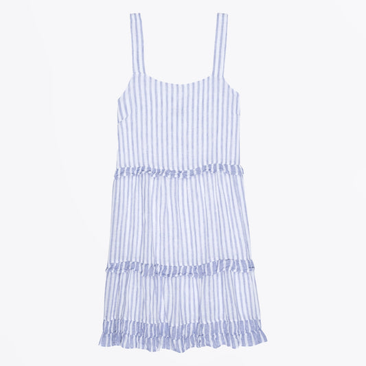 - Sandy Dress - Blue Iris Stripe