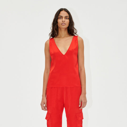 - Elanor Top - Fiery Red
