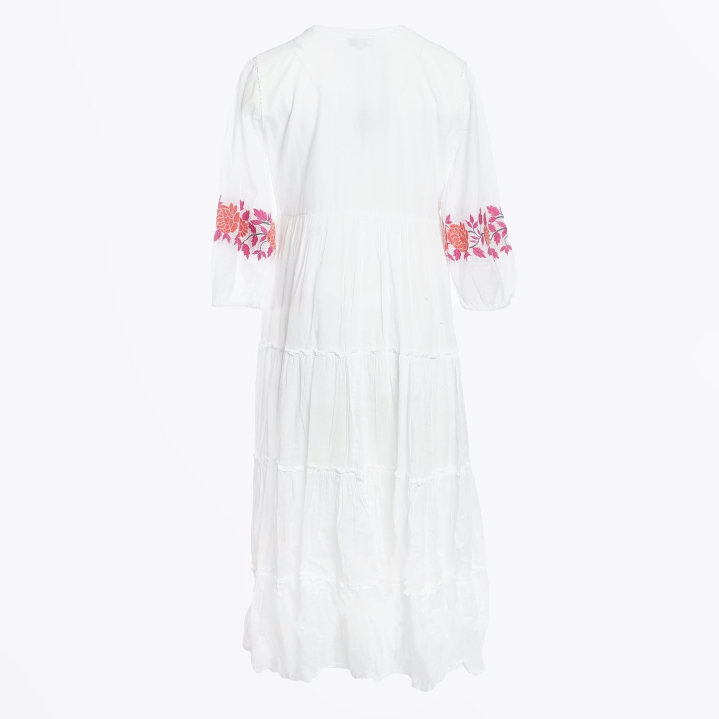 Hole Beading Dress - Ivory