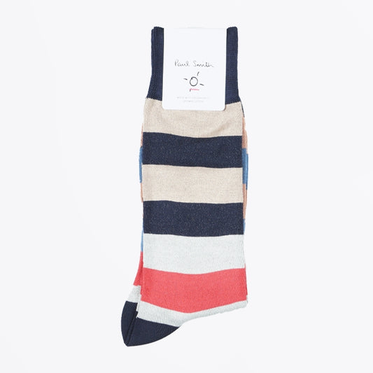 - Charli Stripe Socks  - Navy