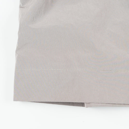 - Nylon Mix Coat - Taupe