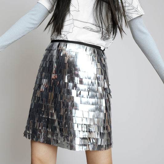 Loraine Skirt - Silver
