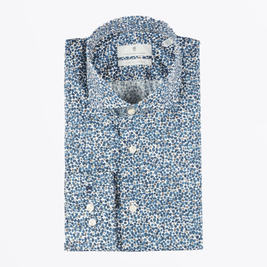 Gravel Print Shirt - Blue