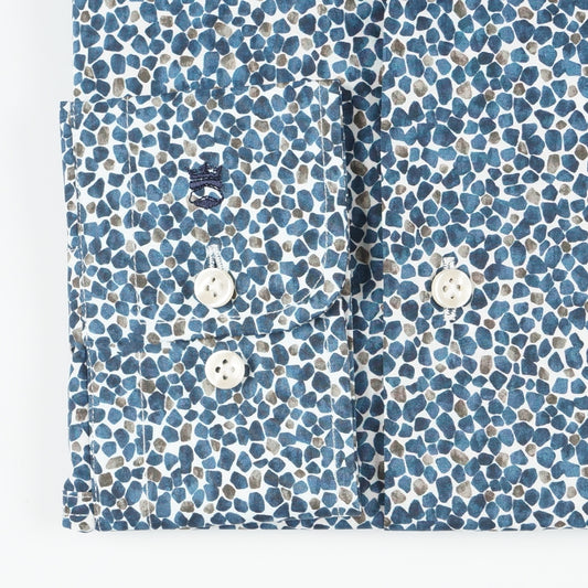 Gravel Print Shirt - Blue
