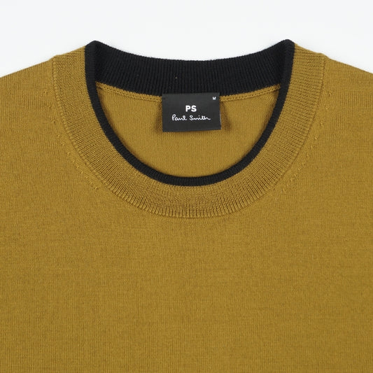 - Crew Neck Sweater - Khaki
