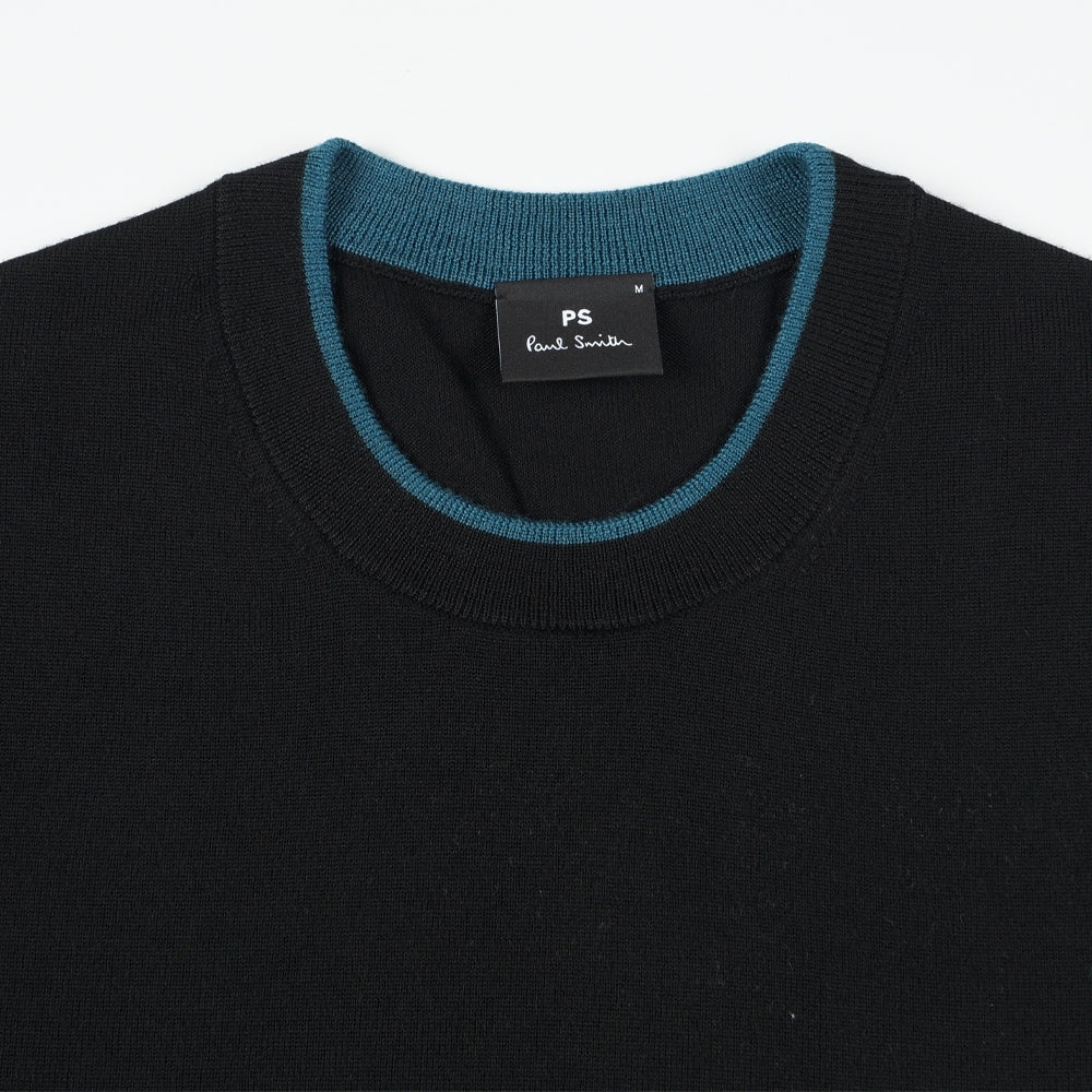 - Crew Neck Sweater - Black