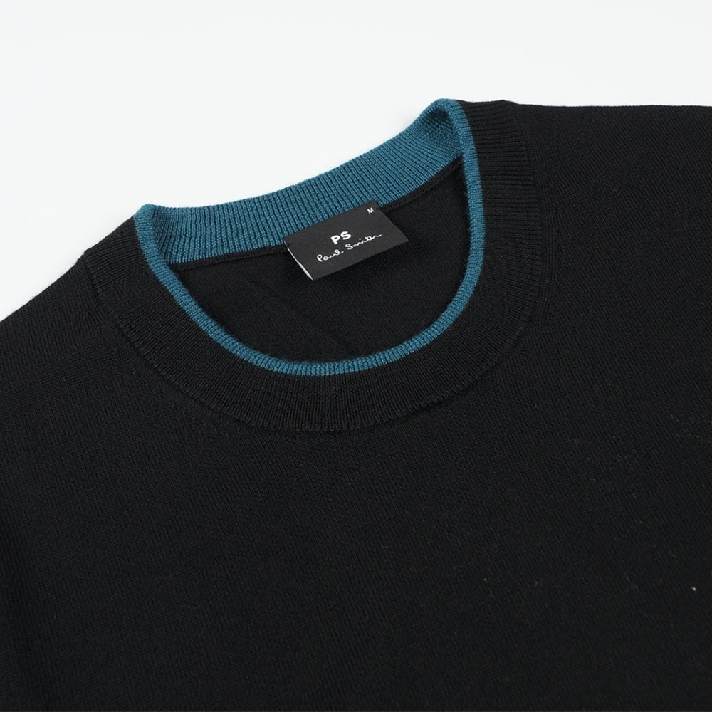 - Crew Neck Sweater - Black