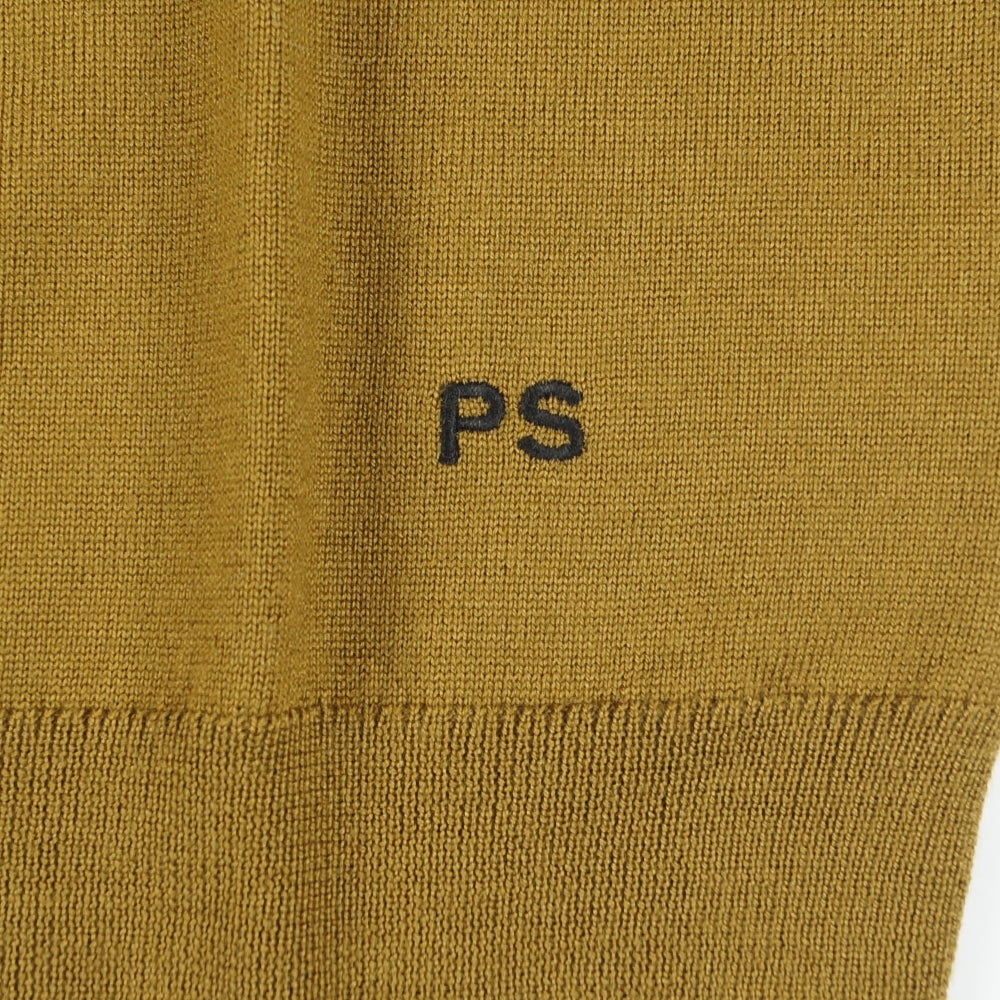 - Zip Neck Sweater - Khaki