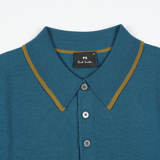 - Polo Neck Sweater - Indigo