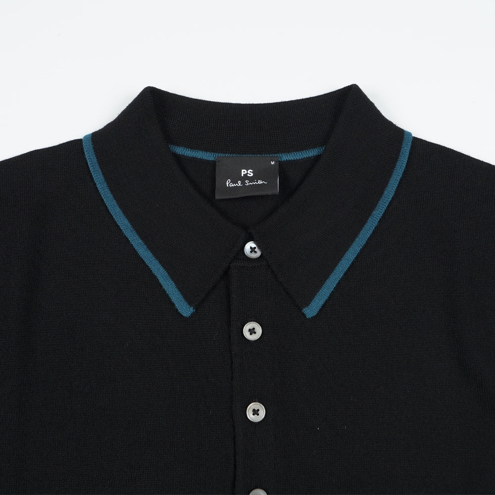 - Polo Neck Sweater - Black