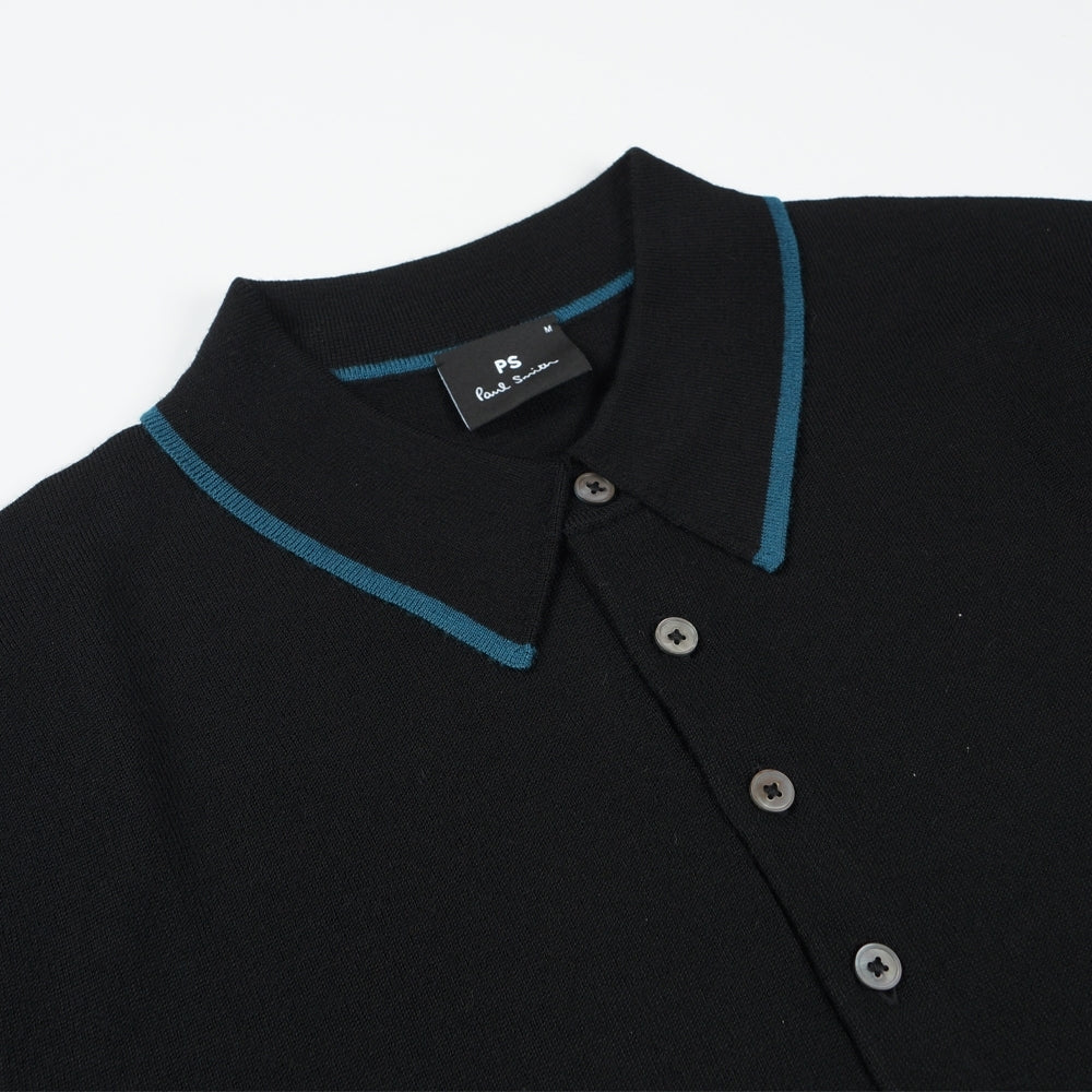 - Polo Neck Sweater - Black