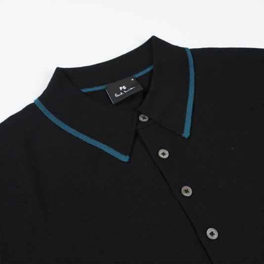 - Polo Neck Sweater - Black