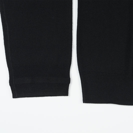 - Polo Neck Sweater - Black
