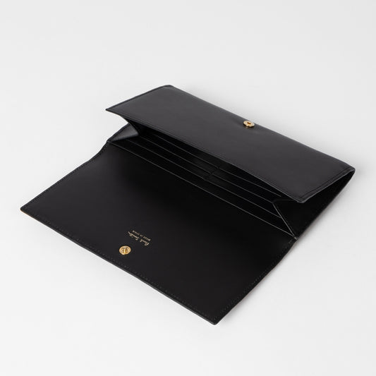 Leather Trifold Purse - Swirl Stripe