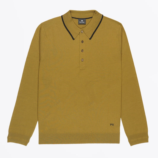 - Polo Neck Sweater - Khaki
