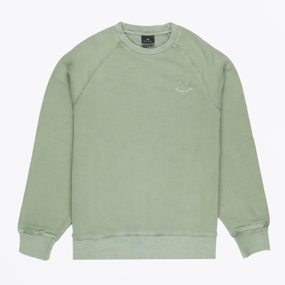 Paul - Happy Sweatshirt - Green