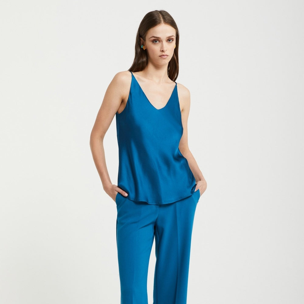 - Viscose Top - Ceruleo